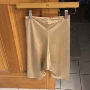 Spanx long compression shorts